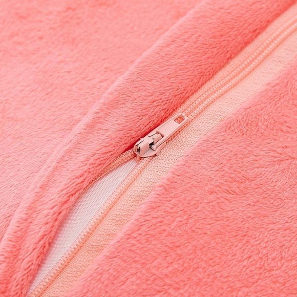 Luxury Pink Soft Faux Fur Fleece Cushion Cover Pillowcase Cute Decorative Throw - Picture 5 of 6